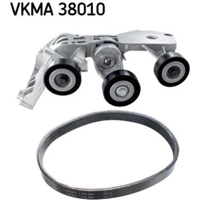 SKF VKMA 38010 Keilrippenriemensatz SKF VKMA 38010 Keilrippenriemensatz