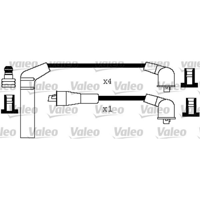Valeo 346353 Zündleitungssatz Valeo 346353 Zündleitungssatz