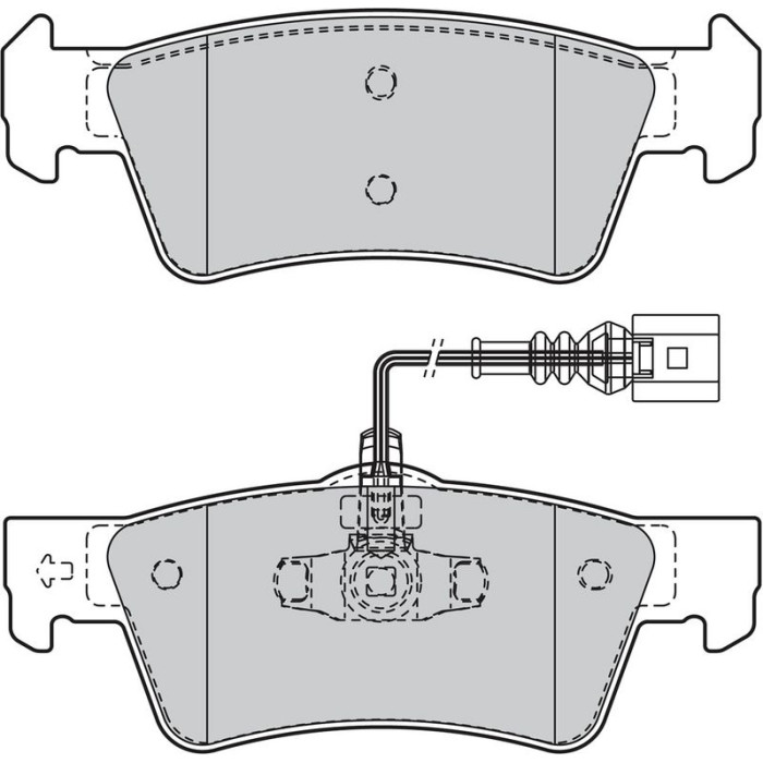 Valeo 598967 Bremsbelagsatz, Scheibenbremse Valeo 598967 Bremsbelagsatz, Scheibenbremse