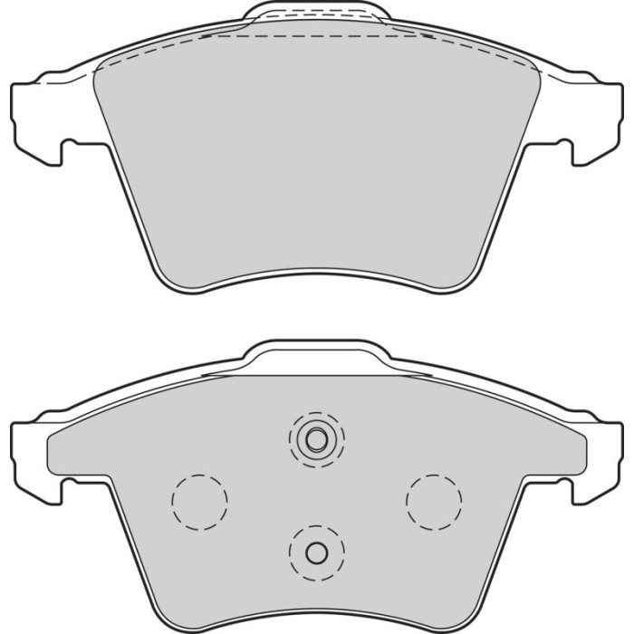 Bremsbelagsatz, Scheibenbremse 302746