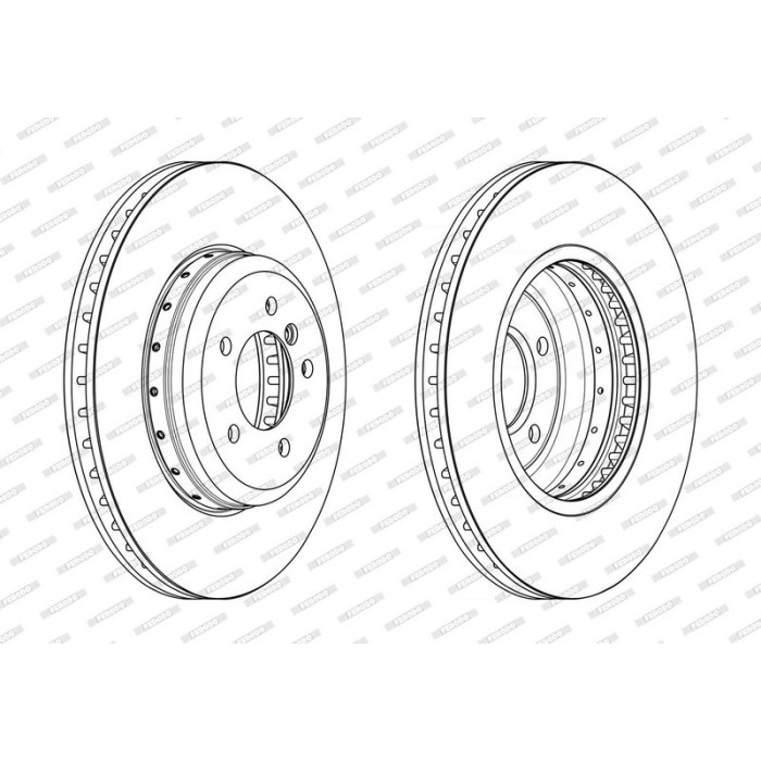 Ferodo DDF2616VC-1 Bremsscheibe PREMIER