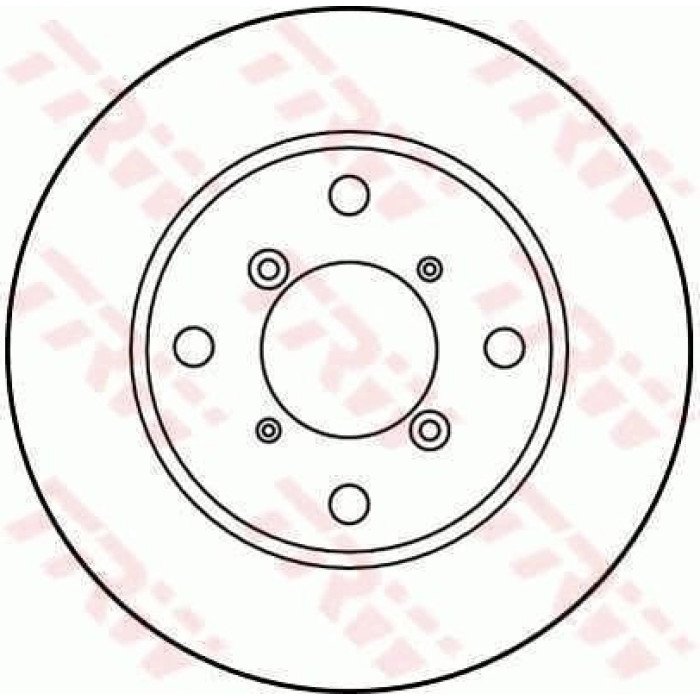 TRW DF3106 Bremsscheibe