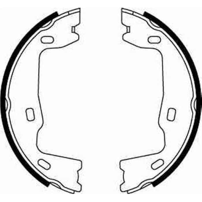 TRW GS8223 Bremsbackensatz, Feststellbremse