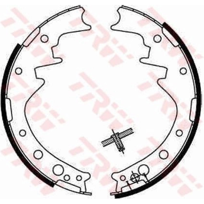 TRW GS8170 Bremsbackensatz TRW GS8170 Bremsbackensatz