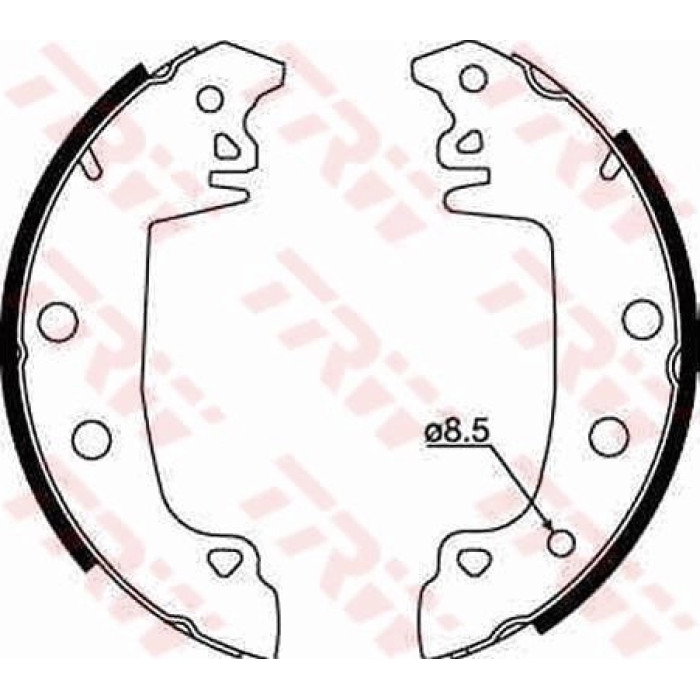 TRW GS8317 Bremsbackensatz TRW GS8317 Bremsbackensatz