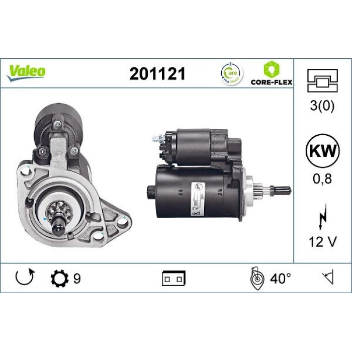 Valeo 201121 Starter CORE-FLEX Valeo 201121 Starter CORE-FLEX