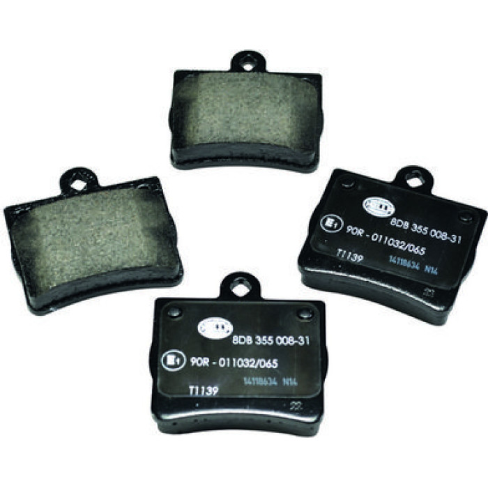 Hella 8DB 355 008-311 Bremsbelagsatz, Scheibenbremse Hella 8DB 355 008-311 Bremsbelagsatz, Scheibenbremse