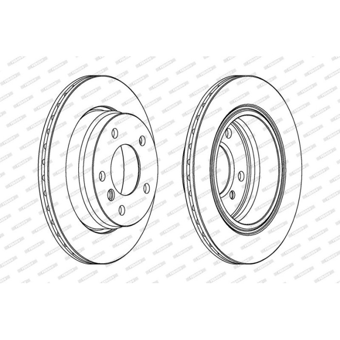 Ferodo DDF831C Bremsscheibe PREMIER Coat+ disc
