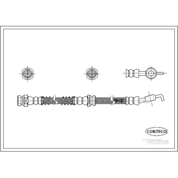 Corteco 19032926 Bremsschlauch