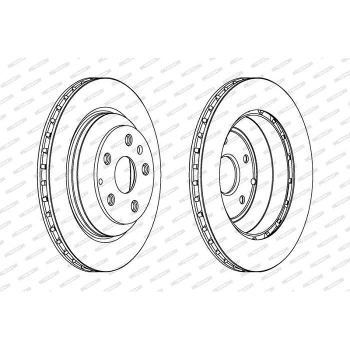 Ferodo DDF1855C-1 Bremsscheibe PREMIER Coat+ disc Ferodo DDF1855C-1 Bremsscheibe PREMIER Coat+ disc