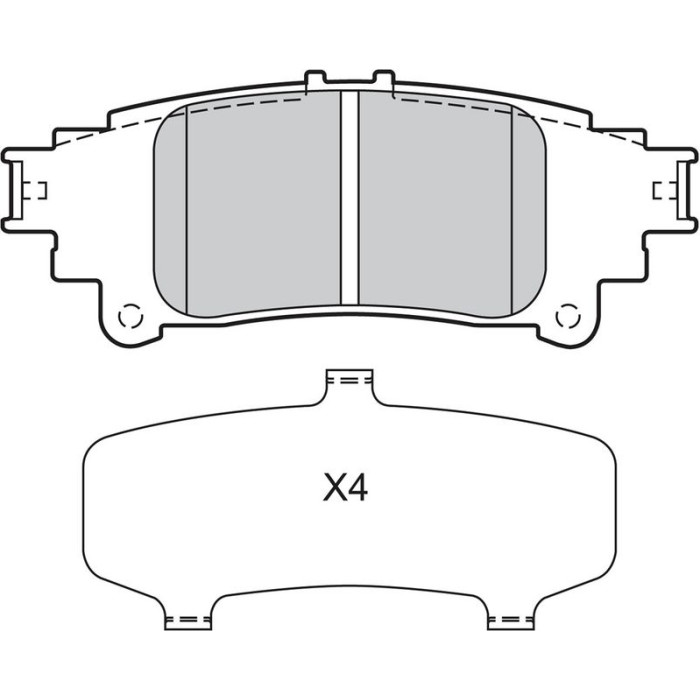 Valeo 601312 Bremsbelagsatz, Scheibenbremse Valeo 601312 Bremsbelagsatz, Scheibenbremse