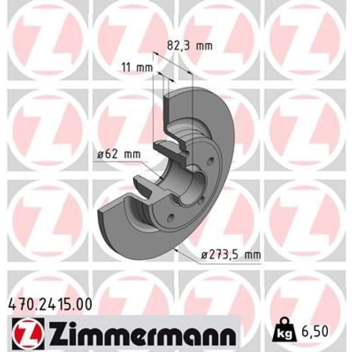 Zimmermann 470.2415.00 Bremsscheibe Zimmermann 470.2415.00 Bremsscheibe