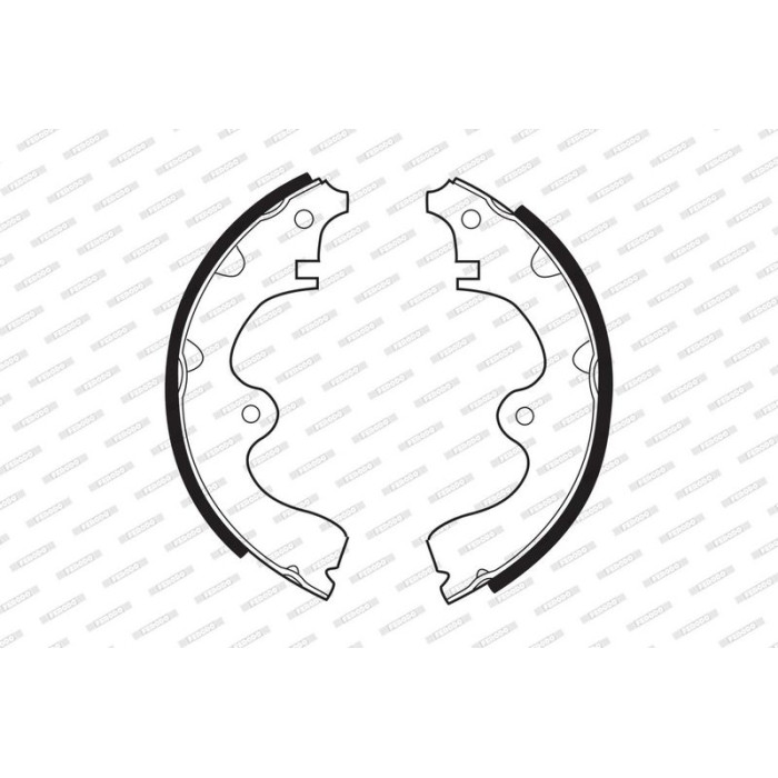 Ferodo FSB224 Bremsbackensatz PREMIER Ferodo FSB224 Bremsbackensatz PREMIER