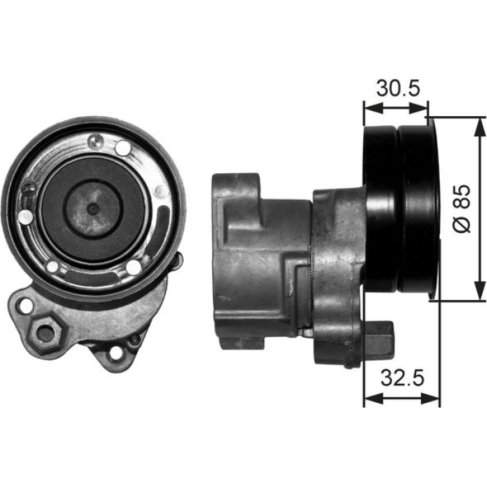 Riemenspanner, Keilrippenriemen T38572 Riemenspanner, Keilrippenriemen T38572