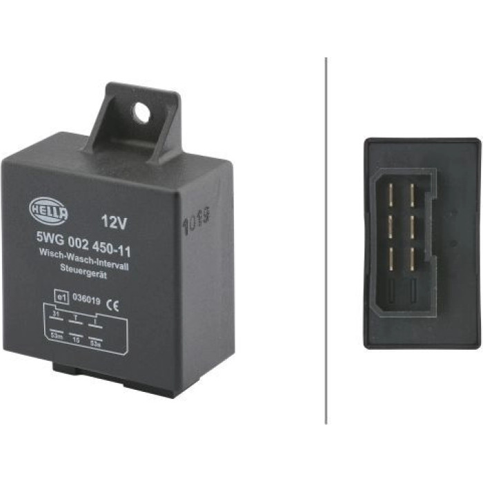 Hella 5WG 002 450-111 Relais, Wisch-Wasch-Intervall