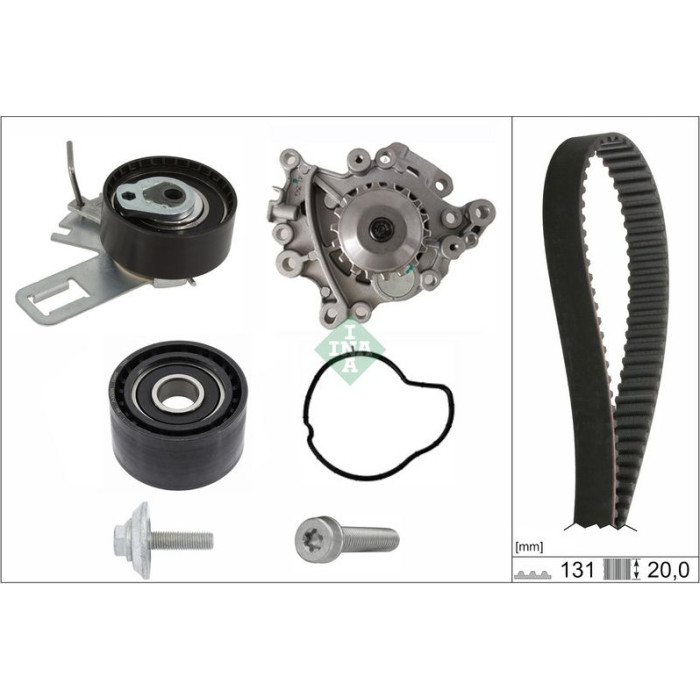 INA 530 0760 30 Wasserpumpe + Zahnriemensatz INA 530 0760 30 Wasserpumpe + Zahnriemensatz