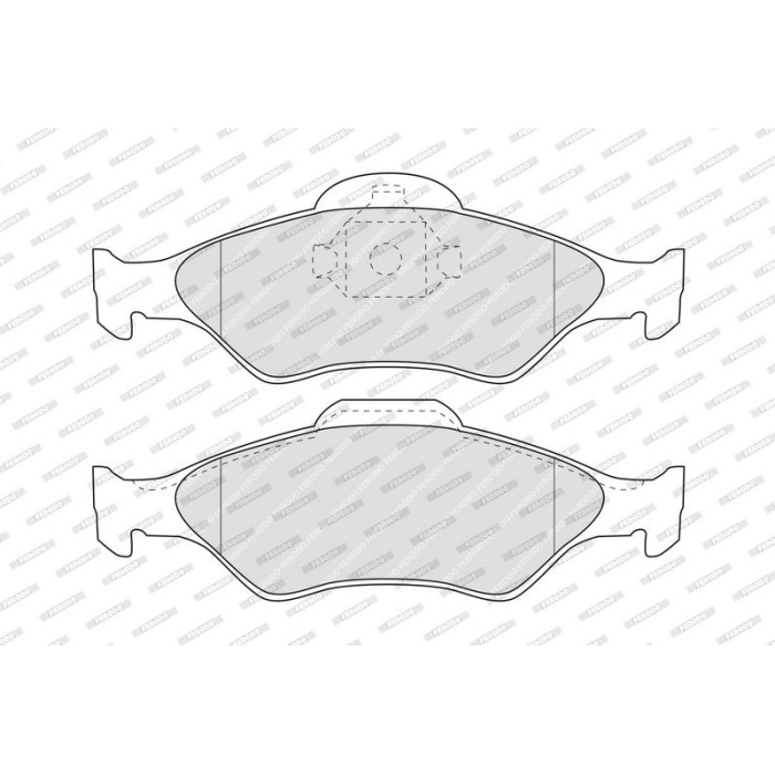 Ferodo FDB1393 Bremsbelagsatz, Scheibenbremse PREMIER ECO FRICTION Ferodo FDB1393 Bremsbelagsatz, Scheibenbremse PREMIER ECO FRICTION