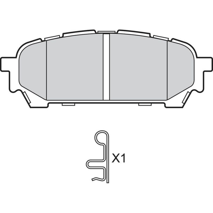 Valeo 302789 Bremsbelagsatz, Scheibenbremse ESSENTIAL
