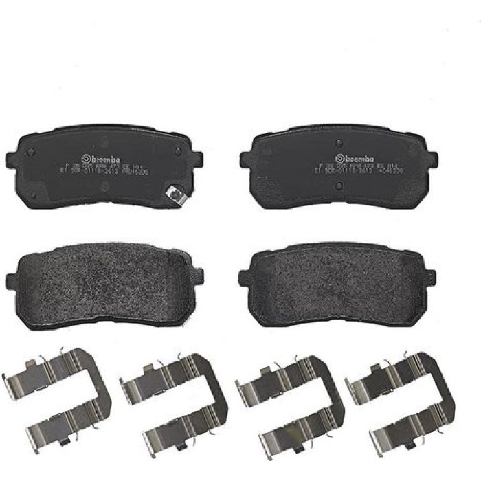 Brembo P 30 035 Bremsbelagsatz, Scheibenbremse PRIME LINE