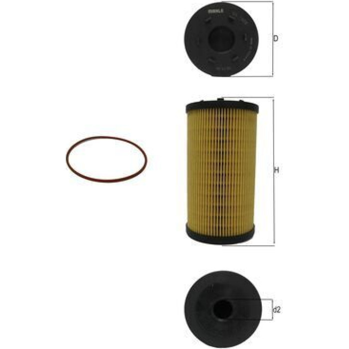 Knecht OX 1306D Ölfilter Knecht OX 1306D Ölfilter