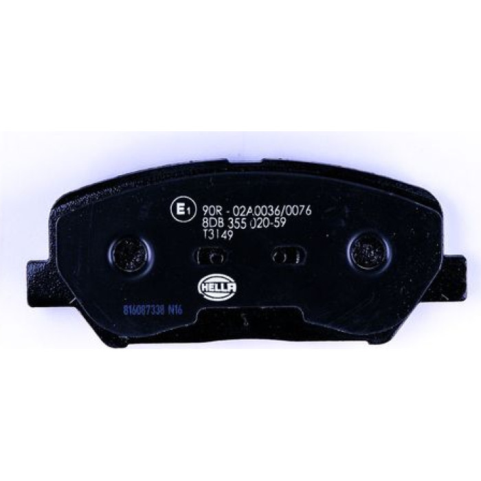 Hella 8DB 355 020-591 Bremsbelagsatz, Scheibenbremse