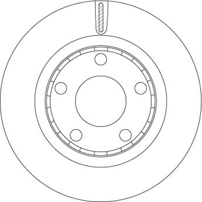 TRW DF4352 Bremsscheibe TRW DF4352 Bremsscheibe