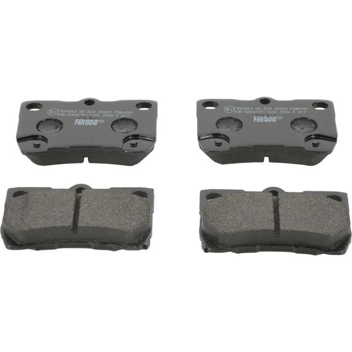 Ferodo FDB4001 Bremsbelagsatz, Scheibenbremse PREMIER ECO FRICTION