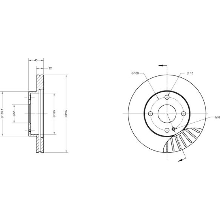 Metzger 6110202 Bremsscheibe