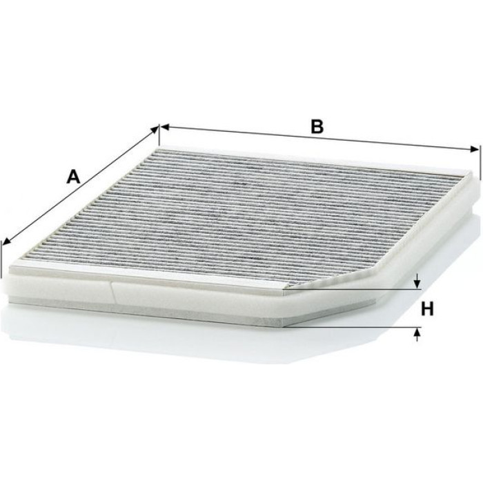 MANN-FILTER CUK 2525 Innenraumfilter, Aktivkohlefilter MANN-FILTER CUK 2525 Innenraumfilter, Aktivkohlefilter