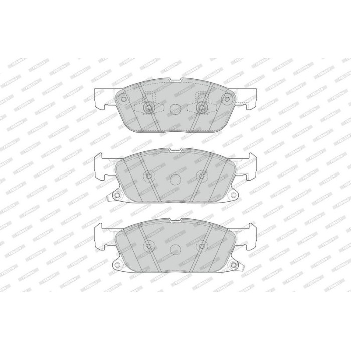 Ferodo FDB4930 Bremsbelagsatz, Scheibenbremse PREMIER ECO FRICTION Ferodo FDB4930 Bremsbelagsatz, Scheibenbremse PREMIER ECO FRICTION
