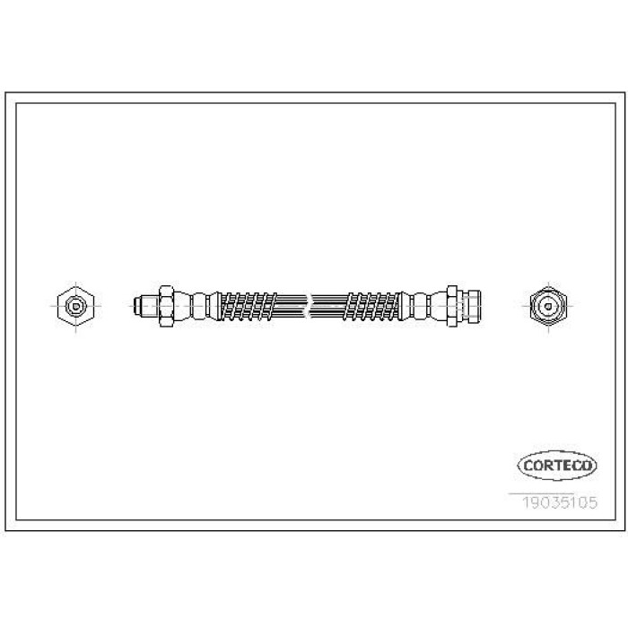Corteco 19035105 Bremsschlauch