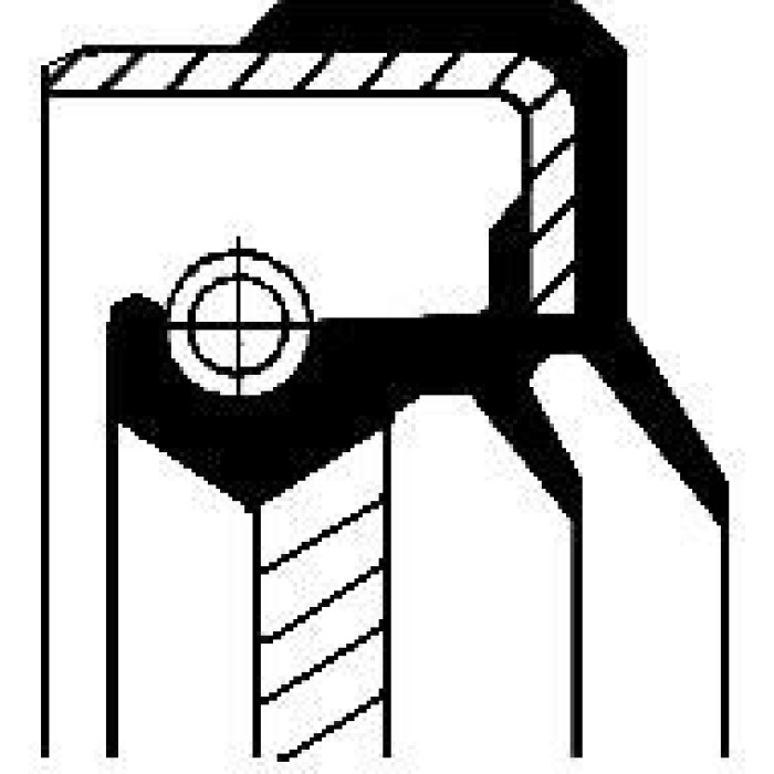 Corteco 01027965B Wellendichtring, Differential