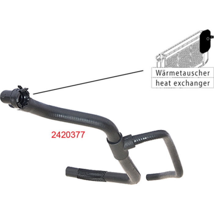 Kühlerschlauch 2420377 Kühlerschlauch 2420377
