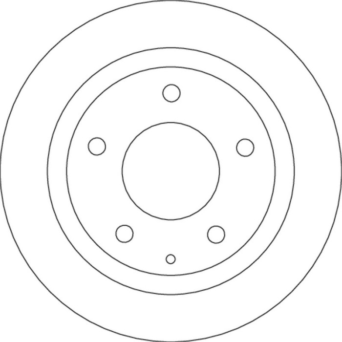 TRW DF4689 Bremsscheibe TRW DF4689 Bremsscheibe