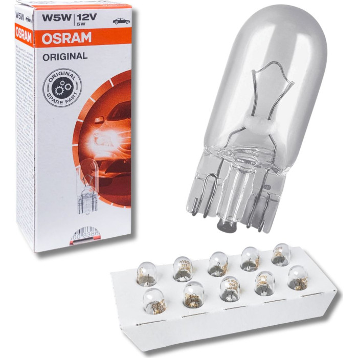 W5W OSRAM ORIGINAL 2825 Standlicht Kennzeichenbeleuchtung Birne 12V 5W W5W OSRAM ORIGINAL 2825 Standlicht Kennzeichenbeleuchtung Birne 12V 5W