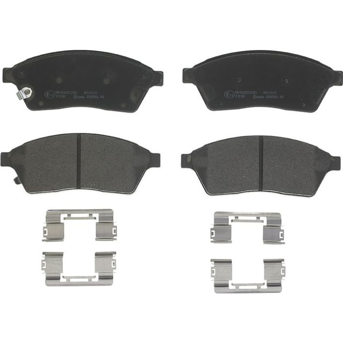 Brembo P 09 009 Bremsbelagsatz, Scheibenbremse PRIME LINE Brembo P 09 009 Bremsbelagsatz, Scheibenbremse PRIME LINE