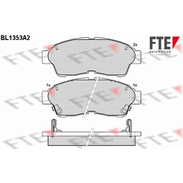 FTE 9010135 Bremsbelagsatz, Scheibenbremse FTE 9010135 Bremsbelagsatz, Scheibenbremse