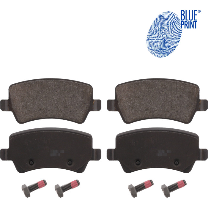 Blue Print ADF124202 Bremsbelagsatz, Scheibenbremse