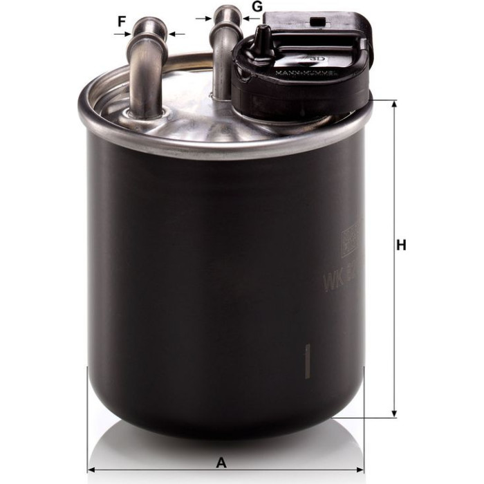 Mann-Filter WK 820/16 Kraftstofffilter Mann-Filter WK 820/16 Kraftstofffilter