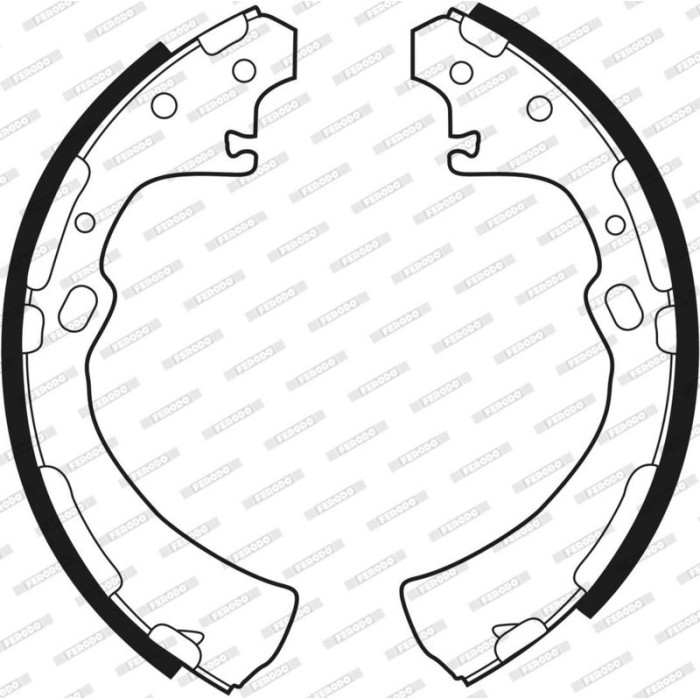 Ferodo FSB282 Bremsbackensatz PREMIER Ferodo FSB282 Bremsbackensatz PREMIER