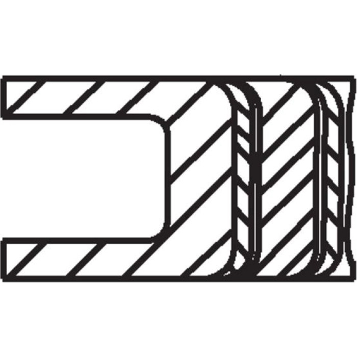 Mahle 031 86 N0 Kolbenringsatz