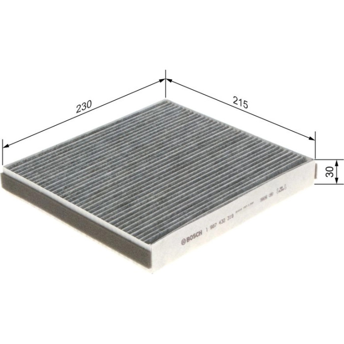 BOSCH 1 987 432 319 Innenraumfilter BOSCH 1 987 432 319 Innenraumfilter