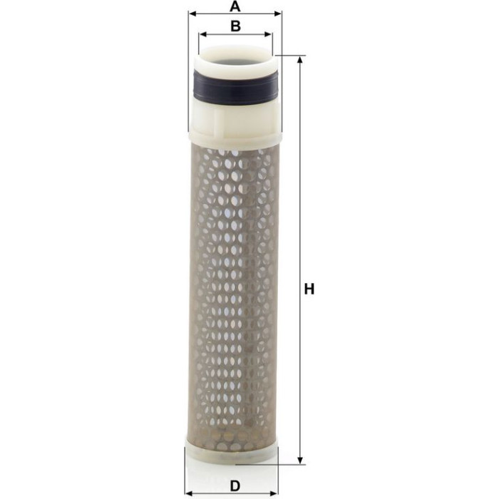 Mann-Filter CF 6001 Sekundärluftfilter Mann-Filter CF 6001 Sekundärluftfilter