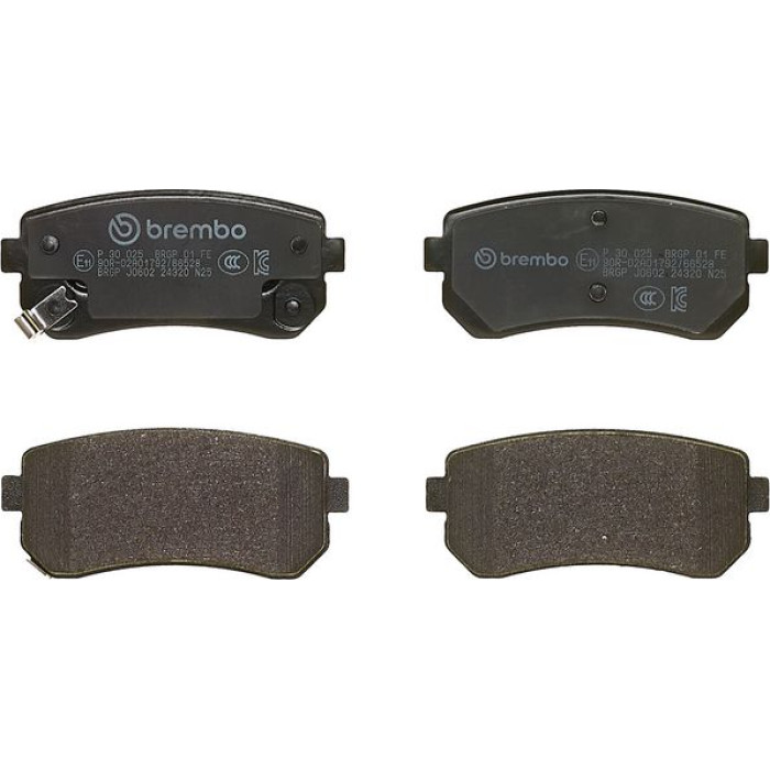 Brembo P 30 025 Bremsbelagsatz, Scheibenbremse PRIME LINE Brembo P 30 025 Bremsbelagsatz, Scheibenbremse PRIME LINE