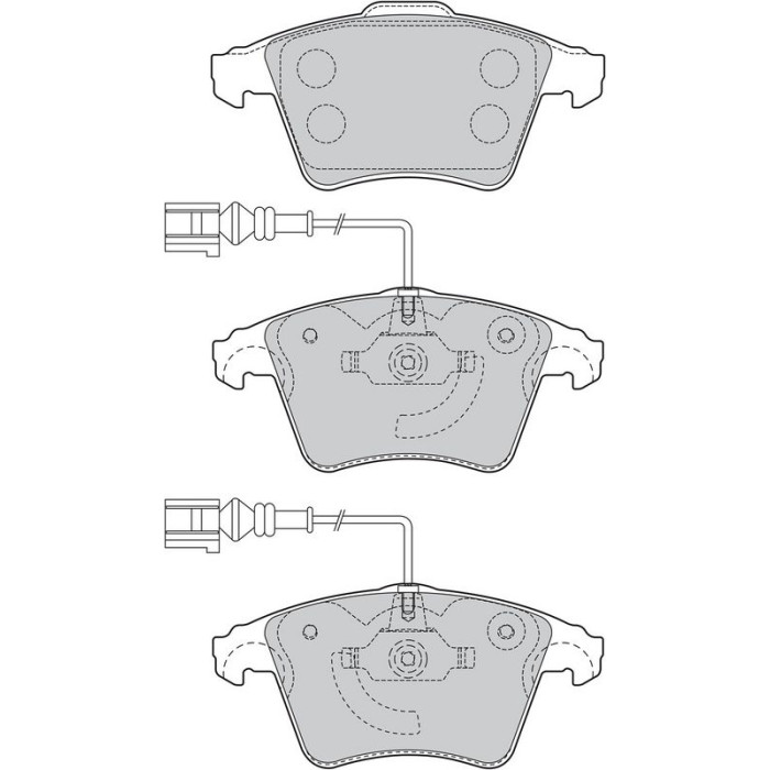 Valeo 598940 Bremsbelagsatz, Scheibenbremse