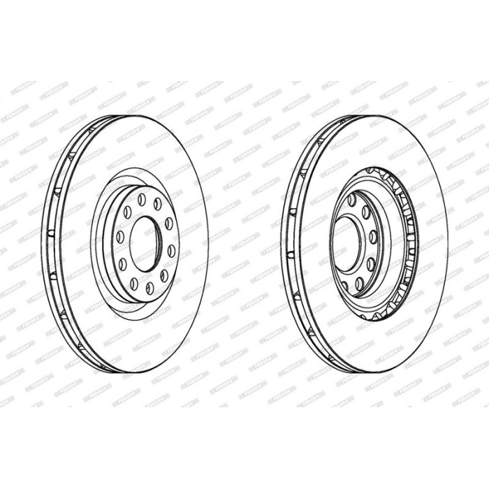 Ferodo DDF1166C-1 Bremsscheibe PREMIER Ferodo DDF1166C-1 Bremsscheibe PREMIER
