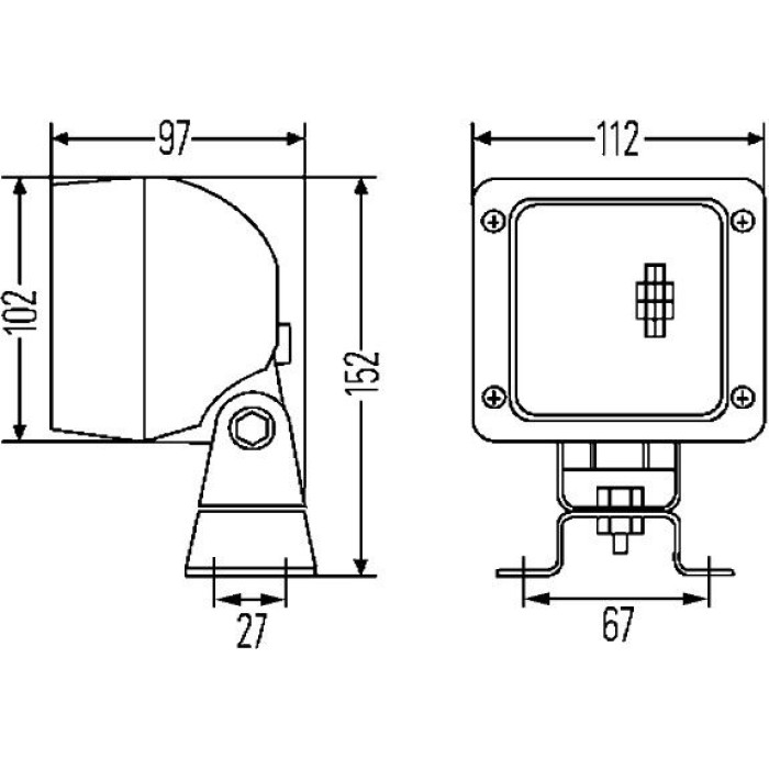 Arbeitsscheinwerfer 1GA 007 506-091