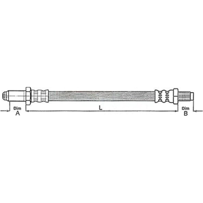 Metzger 4112219 Kupplungsschlauch Metzger 4112219 Kupplungsschlauch
