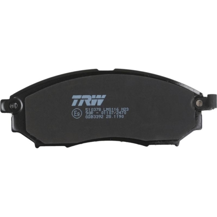 TRW GDB3392 Bremsbelagsatz, Scheibenbremse COTEC TRW GDB3392 Bremsbelagsatz, Scheibenbremse COTEC