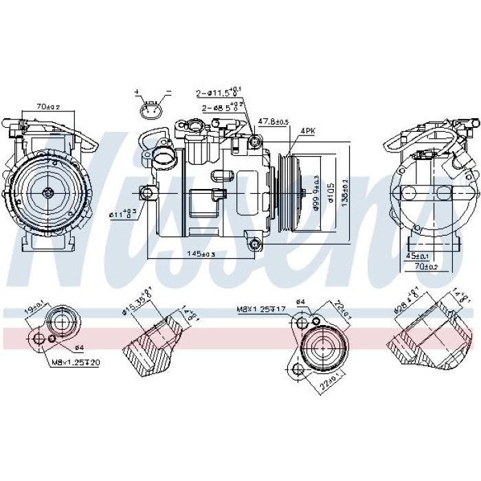 Nissens 89116 Kompressor, Klimaanlage FIRST FIT Nissens 89116 Kompressor, Klimaanlage FIRST FIT
